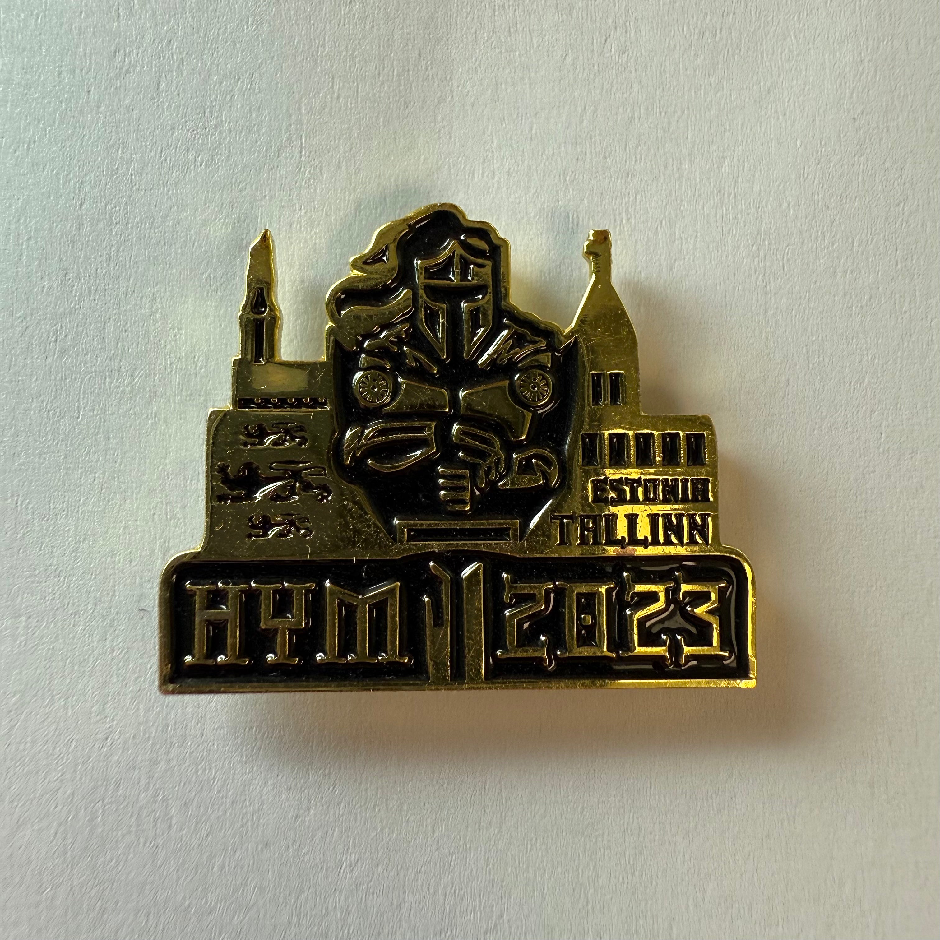 HYM 2023 Tallinn Estonia pin